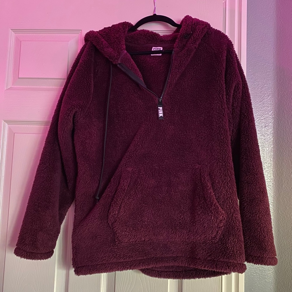 PINK Fluffy Hoodie